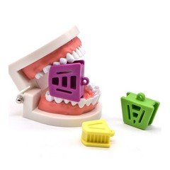 12X Large Adult Autoclave Silicone Mouth Props Bite Block Dental Autoclave US