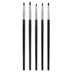 5PCS /Kit Dental Composite Resin brush Porcelain Teeth Silicone Pen Silicone