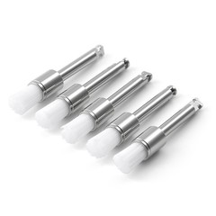 100Pcs/Box Dental Nylon Materials Closure Flat Polishing Prophylaxis Brushes