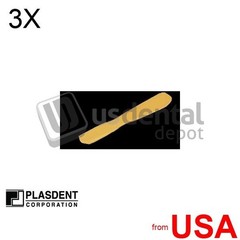 3X LOT of PLASDENT Disposable Alginate Mixing Spatulas- #907DMS-3 001-907DMS-YEL