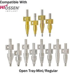 Dental Transfer Impression Coping Open Closed Tray lab Analog Fit Hiossen Osstem