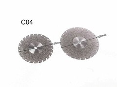 Dental Lab Porcelain Teeth Polishing Diamond Plaster Discs Cutting Bur 190/220mm