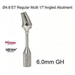 Dental 17° Angled Multi Unit Abutment 4.8mm MU for Hiossen Hex Standard Regular