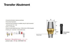 US Dental Straight Abutment Hiossen ET Osstem TS Ti Mini Regular Platform Hex