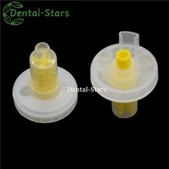 50/1000Pcs Dental Dynamic Mixing Tips for Impression Material Yellow Tips 5:1