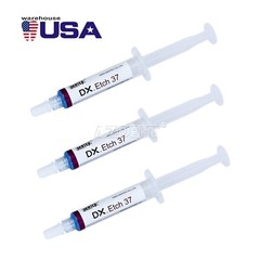 Dental Etchant Gel 37% Acid Etching Silica Gel 5ml With 3 tips 5 ml/syringe USA