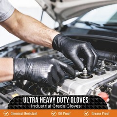 Latex & Powder Free 10 Mil Nitrile Gloves – Ideal for Salon, Cleaning & More