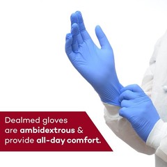 Dealmed Disposable Nitrile Exam Gloves, X-Small (200/Box)