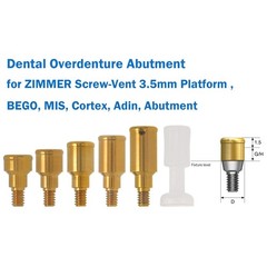 US LOCATOR Overdenture Attachment System for ZIMMER Screw-Vent BEGO/MIS Platform