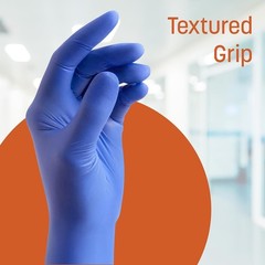 100-Count Nitrile Exam Gloves – Powder-Free, Waterproof, Ambidextrous Protection