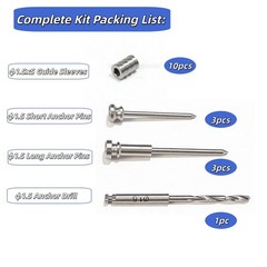 USA Dental Anchor Pin Fixation Drill Guided Sleeves DSG Implant Denture Plate