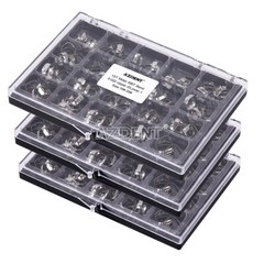 80Pcs AZDENT Dental Orthodontic Bands Buccal Tube 1st Molar MBT.022 U2L1 16#-35#
