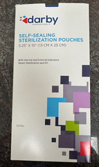 Sterilization Pouches 5.25″ x 10″ Darby – 1 Box (200/box)