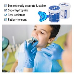 Dental Putty Fast Set PVS VPS Dental Impression Material 400g Base&400g Catalyst