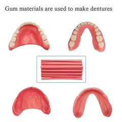 Gum Material for DIY Denture Improve Smile, Tooth Repair Kit, Teeth gum color
