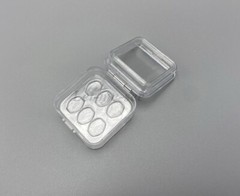 Denture False Inlay Teeth Membrane Case Fragile Hinged Display Jewelry Boxes