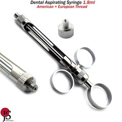 Dentist Anesthetic Anesthesia Aspirating Syringe Injection 1.8ml Dental 3PCS