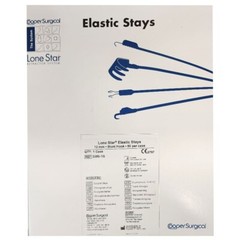 *50-Pieces* CooperSurgical Lone Star Elastic Stays 12mm Blunt Hook 3350-1G