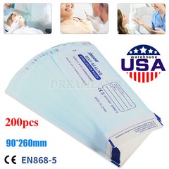 3.5″ x 10″ Self-Sealing Sterilization Pouches for Autoclave (1 Box of 200)