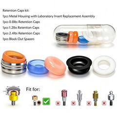 Dental Zest Locator Overdenture Abutment & Accessories for Multi Implant Systems