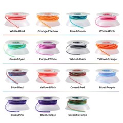 Dental Orthodontic Elastic Ultra Power Chains Rubber Band For Braces 2 Colors