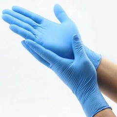 case Box of 1000 Gloves Nitrile exam or crafting Gloves Latex Free Powder Free