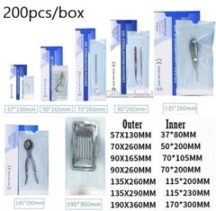 200x Self Sealing Sterilization Pouch Bags Disposable Dental Sterile Bag Pouches