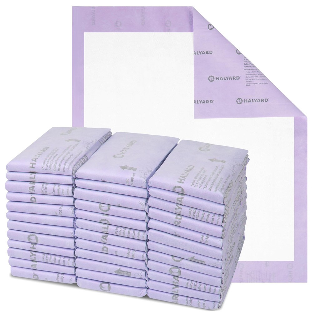 Halyard Premium Disposable Underpads 30X36 Bag Of 10 Heavy Absorbency Moisture