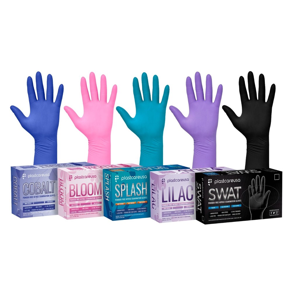 100 Nitrile Disposable Medical Exam Gloves 3.5 Mil. (Vinyl, Latex, Powder Free)
