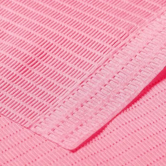 50 Hot Pink Fuchsia Disposable Dental Bibs, Tattoo Tray Nail Chair Paper Covers