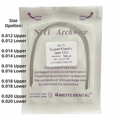 Dental Orthodontic Super Elastic Niti Round/Rectangular Arcos Arch Wires Natural