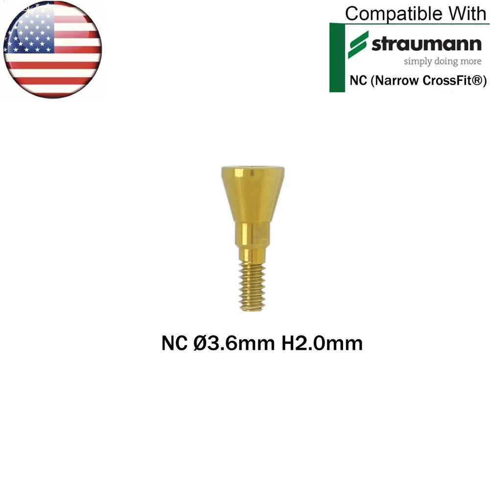 US Dental NC/RC Healing Abutment Healing Closure Caps Fit Straumann ITI BL BLT