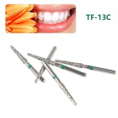 100pcs Dental Diamond Burs FG For High Speed Handpiece TF-13C 20 Boxes MX