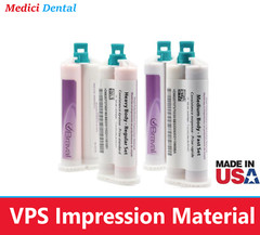 Dental Impression Material, VPS Heavy & Light Body, Monophase, Fast & Regular