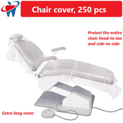 Dental Full Chair Cover sleeve 81″ x 29 1/2″ – 250 Pieces in Dispenser Case