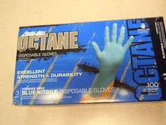 Ambi-dex Octane Blue Large Disposable Gloves – 3 mil 63-233PF/XL Case of 10