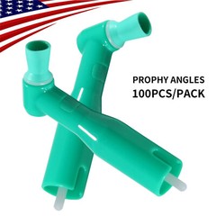 100 Dental Prophy Angles Soft Cup, Disposable & Latex Free, (1 Box of 100) 105°