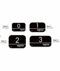 Apixia Original Phosphor plates for scanner all size 0, 1 & 2 USA 4/pk