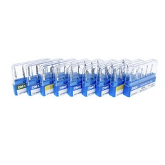 5Pcs DMXDENT Dental Diamond Burs Kit for High Speed Handpiece Medium FG 1.6MM