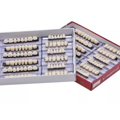 1-10 Boxes Dental Acrylic Resin Denture 23# A1 Full Sets Teeth Upper Lower Shade