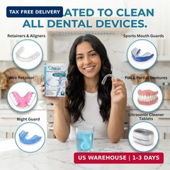 Retainer Fresh Retainer Cleaner Tablets – Denture Cleaner, Retainer Cleaning Tab