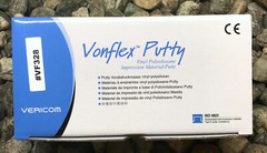 Vonflex Dental Impression Putty VPS Regular Set 1 Pack #VF328 Exp. 2025-11