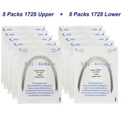 100PCS Dental Orthodontic Arch Wire Niti Round Rectangular Ovoid Natural 16X22
