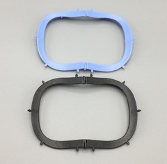 牙科可折叠支架框架塑料橡胶坝板框架口腔屏障工具-