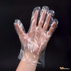 Plastic Food Service Gloves Ideal for Food Handling, Food Prep, Cleaning, Latex