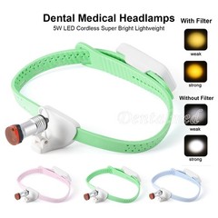 Portable Lightweight Silicone Headlamp Dental Surgery Medical 5W LED AZDENT