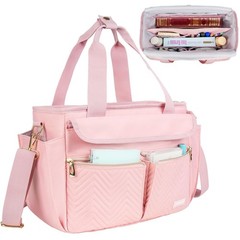 Bible Bag for Women with Shoulder Strap,Bible Carrying Case,Church Bag with M…