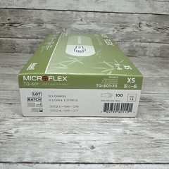 MicroFlex Soft White Nitrile Exam Size: X-Small TQ-601-XS *10-BOX CASE*See Date*