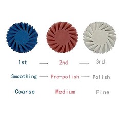 Dental Zirconia Diamond Grinding Polishing Kit RA Polisher for Contra Angle