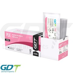 Synthetic Monofilament Polydi0xanone PLX Sutur3s, 12pcs, 19mm Reverse Cutting